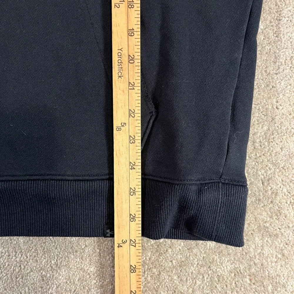 Under Armour Project Rock Hoodie Mens Medium Black Wolf Graphic Condition